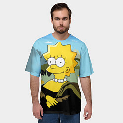 Футболка оверсайз мужская Mona Liza, цвет: 3D-принт — фото 2