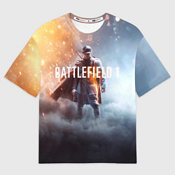 Футболка оверсайз мужская Battlefield One, цвет: 3D-принт