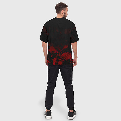 Мужская футболка оверсайз Slipknot: Blood Blemishes / 3D-принт – фото 4