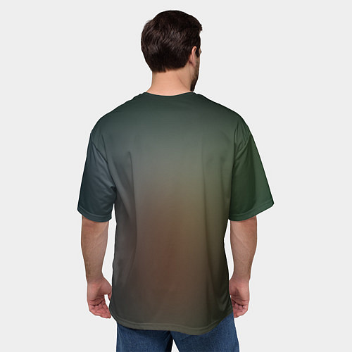 Мужская футболка оверсайз Metro Exodus / 3D-принт – фото 4