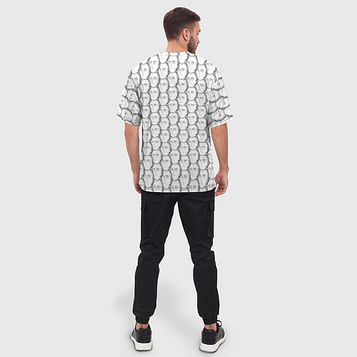 Мужская футболка оверсайз OnePunchMan / 3D-принт – фото 4