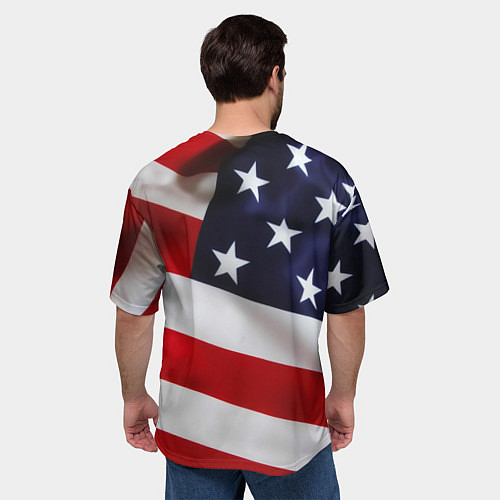 Мужская футболка оверсайз Green Day American Idiot / 3D-принт – фото 4