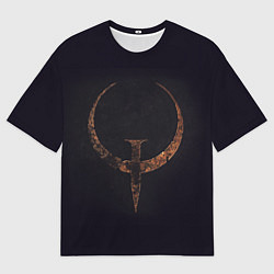 Футболка оверсайз мужская Quake champions, цвет: 3D-принт