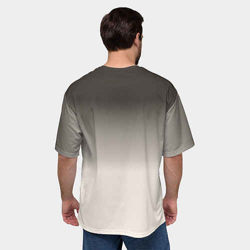 Мужская футболка оверсайз Первый снег / 3D-принт – фото 4