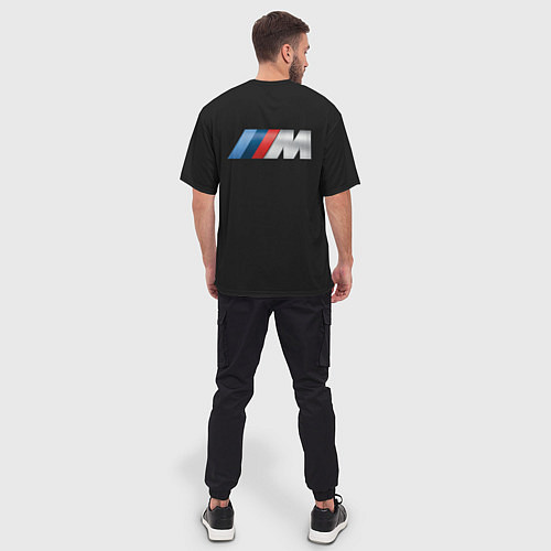 Мужская футболка оверсайз Бмв Bmw 2018 Line Collection / 3D-принт – фото 4