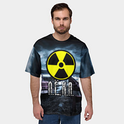 Футболка оверсайз мужская S.T.A.L.K.E.R: Леха, цвет: 3D-принт — фото 2