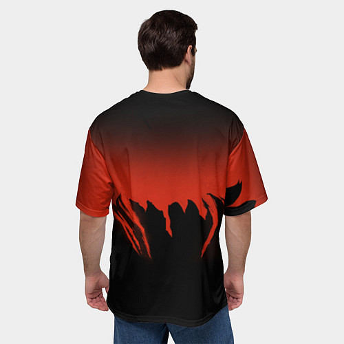 Мужская футболка оверсайз Джон Крамер / 3D-принт – фото 4