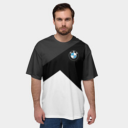 Футболка оверсайз мужская BMW 2018 SportWear 3, цвет: 3D-принт — фото 2