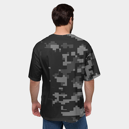 Мужская футболка оверсайз BMW БМВ / 3D-принт – фото 4