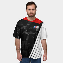 Футболка оверсайз мужская BMW M: Poly Sport, цвет: 3D-принт — фото 2