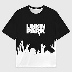 Мужская футболка оверсайз Linkin Park: Black Rock