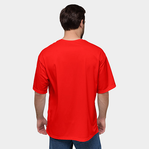 Мужская футболка оверсайз Владимир: сделано в СССР / 3D-принт – фото 4