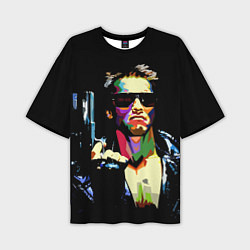 Мужская футболка оверсайз Terminator Art