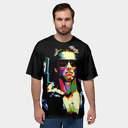 Футболка оверсайз мужская Terminator Art, цвет: 3D-принт — фото 2