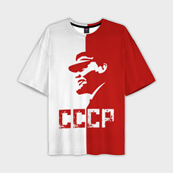 Футболка оверсайз мужская Ленин СССР, цвет: 3D-принт