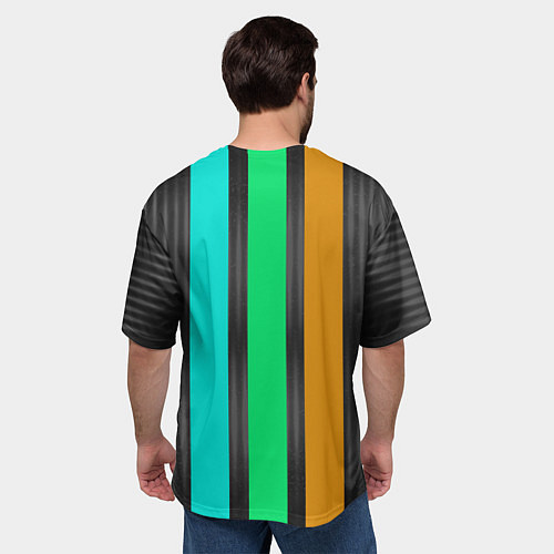 Мужская футболка оверсайз Imagine Dragons: Evolve Lines / 3D-принт – фото 4