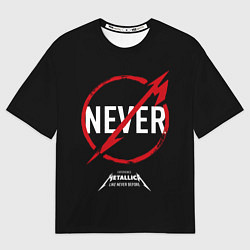 Футболка оверсайз мужская Metallica: Like Never Before, цвет: 3D-принт