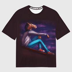 Футболка оверсайз мужская BoJack, цвет: 3D-принт