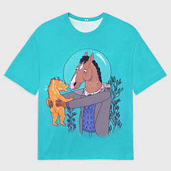 Футболка оверсайз мужская BoJack, цвет: 3D-принт