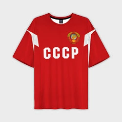 Футболка оверсайз мужская Сборная СССР 1988, цвет: 3D-принт