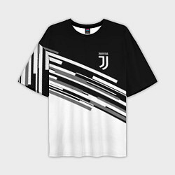 Мужская футболка оверсайз FC Juventus: B&W Line