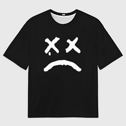 Мужская футболка оверсайз Lil Peep: RIP Smile