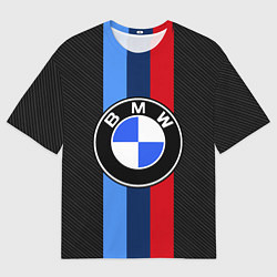 Футболка оверсайз мужская BMW SPORT, цвет: 3D-принт