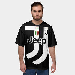 Футболка оверсайз мужская FC Juventus: FIFA 2018, цвет: 3D-принт — фото 2