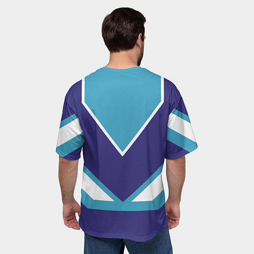 Мужская футболка оверсайз Денис сладкий / 3D-принт – фото 4