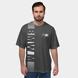 Футболка оверсайз мужская BMW 2018 M Sport, цвет: 3D-принт — фото 2