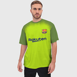 Футболка оверсайз мужская FC Barcelona: Home 18/19, цвет: 3D-принт — фото 2
