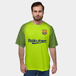 Футболка оверсайз мужская FC Barcelona: Home 18/19, цвет: 3D-принт — фото 2