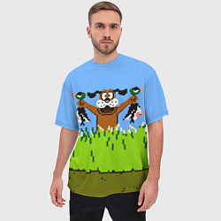 Футболка оверсайз мужская Duck Hunt, цвет: 3D-принт — фото 2