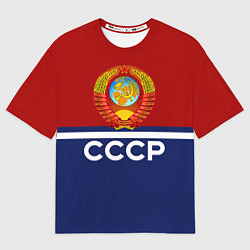 Футболка оверсайз мужская СССР: Спортсмен, цвет: 3D-принт