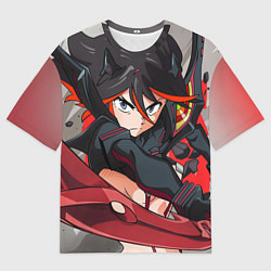 Футболка оверсайз мужская Рюко, цвет: 3D-принт