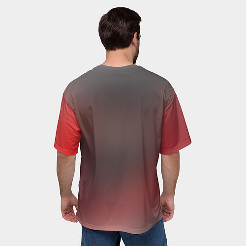 Мужская футболка оверсайз Рюко / 3D-принт – фото 4