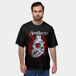 Футболка оверсайз мужская Агата Кристи, цвет: 3D-принт — фото 2