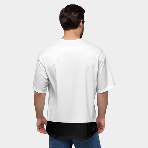 Мужская футболка оверсайз Агата Кристи: Вадим Самойлов / 3D-принт – фото 4