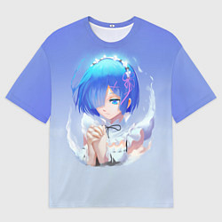 Мужская футболка оверсайз Рем