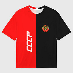 Футболка оверсайз мужская СССР: Red Collection, цвет: 3D-принт