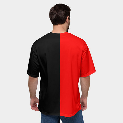 Мужская футболка оверсайз СССР: Red Collection / 3D-принт – фото 4