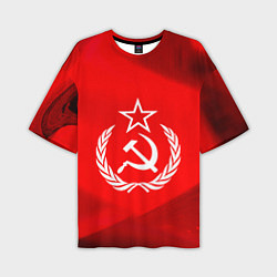Футболка оверсайз мужская Патриот СССР, цвет: 3D-принт
