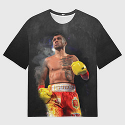 Футболка оверсайз мужская Vasyl Lomachenko, цвет: 3D-принт