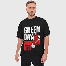 Футболка оверсайз мужская Green Day: American Idiot, цвет: 3D-принт — фото 2