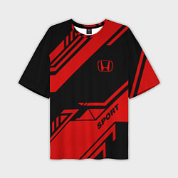 Мужская футболка оверсайз Honda: Techno Sport