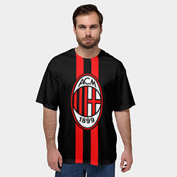 Футболка оверсайз мужская AC Milan 1899, цвет: 3D-принт — фото 2