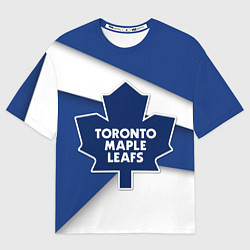 Футболка оверсайз мужская Toronto Maple Leafs, цвет: 3D-принт