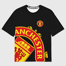 Мужская футболка оверсайз FC Man United: Black Exclusive