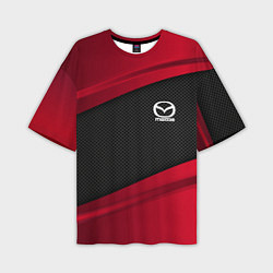 Мужская футболка оверсайз Mazda: Red Sport