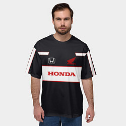 Футболка оверсайз мужская Honda Sport, цвет: 3D-принт — фото 2